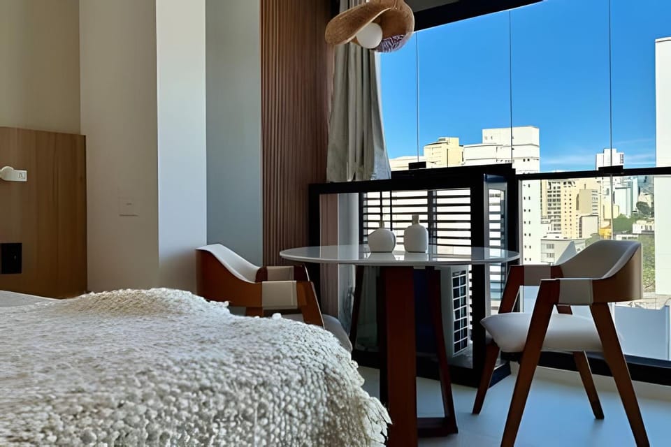 Apto de luxo com piscina incrível, academia(1605B) Apartment in Sao Paulo City