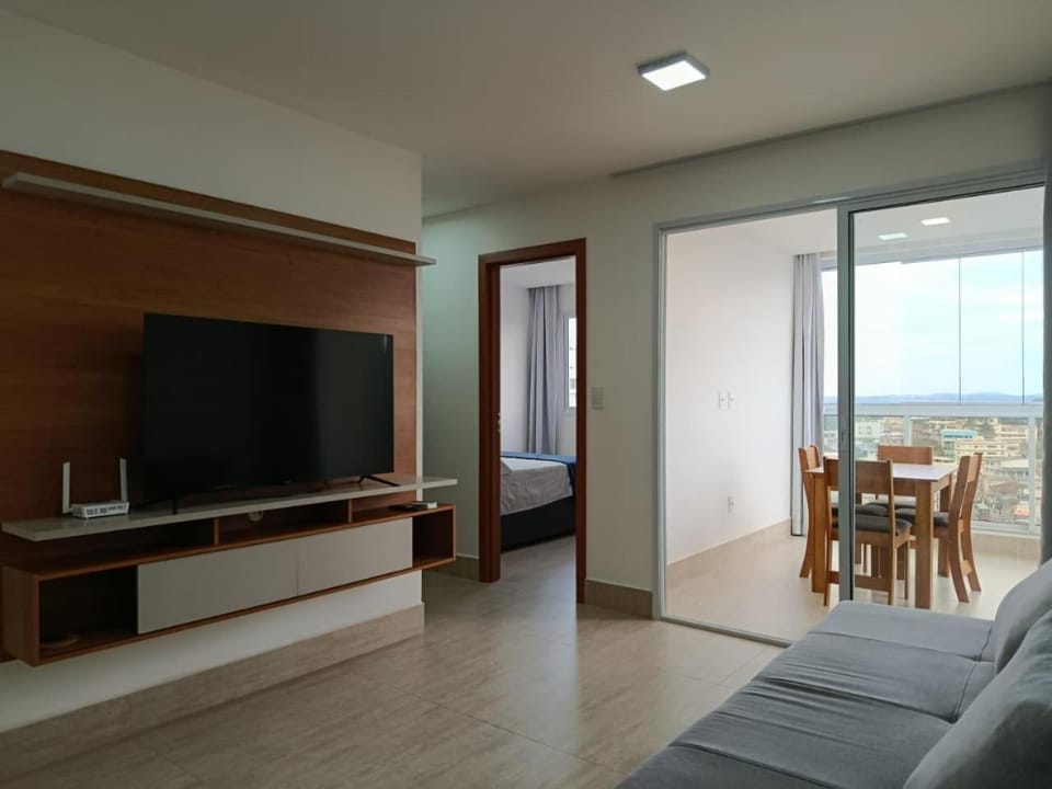 Apê vista panorâmica com ar condicionado próximo a praia Apartment in Guarapari