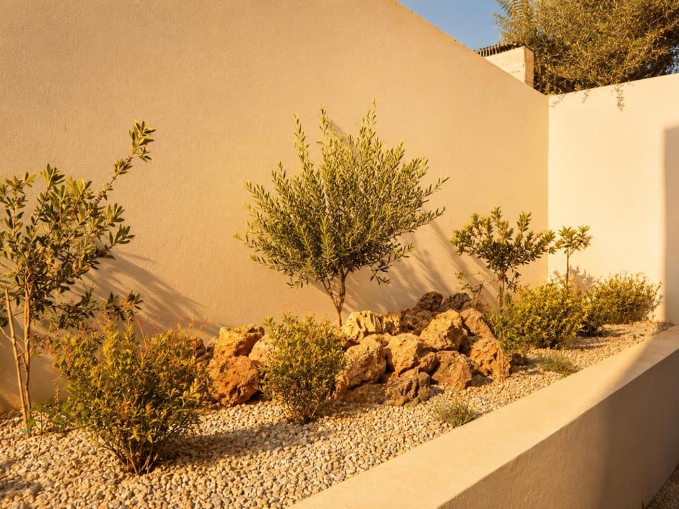 Natural landscape, Garden, Garden view