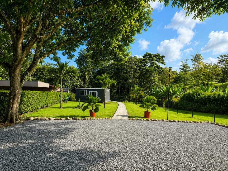 Property building, Spring, Natural landscape, Garden view