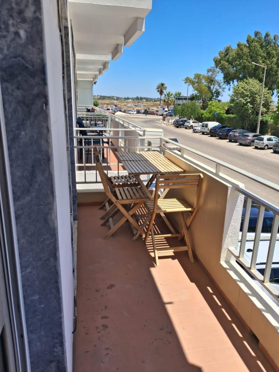 First Line Fuseta Balcony Beach View Apartment in Fuseta