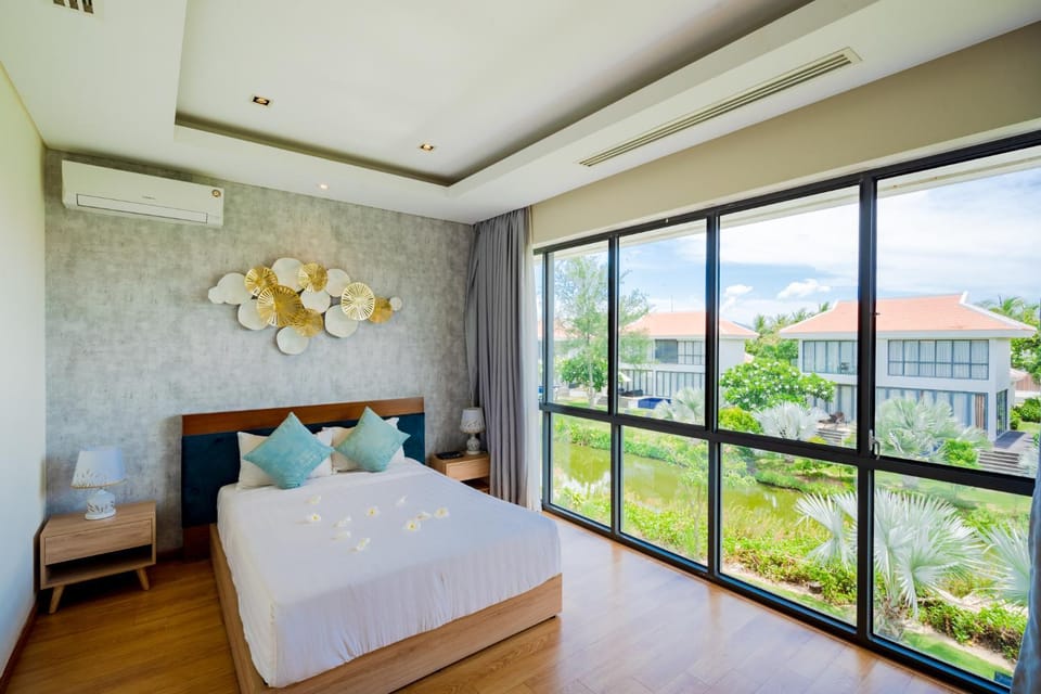 Bed, Natural landscape, Bedroom