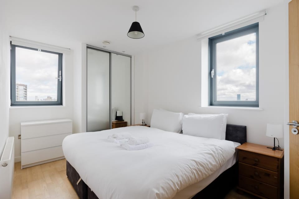 2BDR Flat with Skyline Views in East London Apartment in London