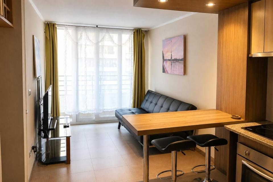 Kitchen or kitchenette, Living room