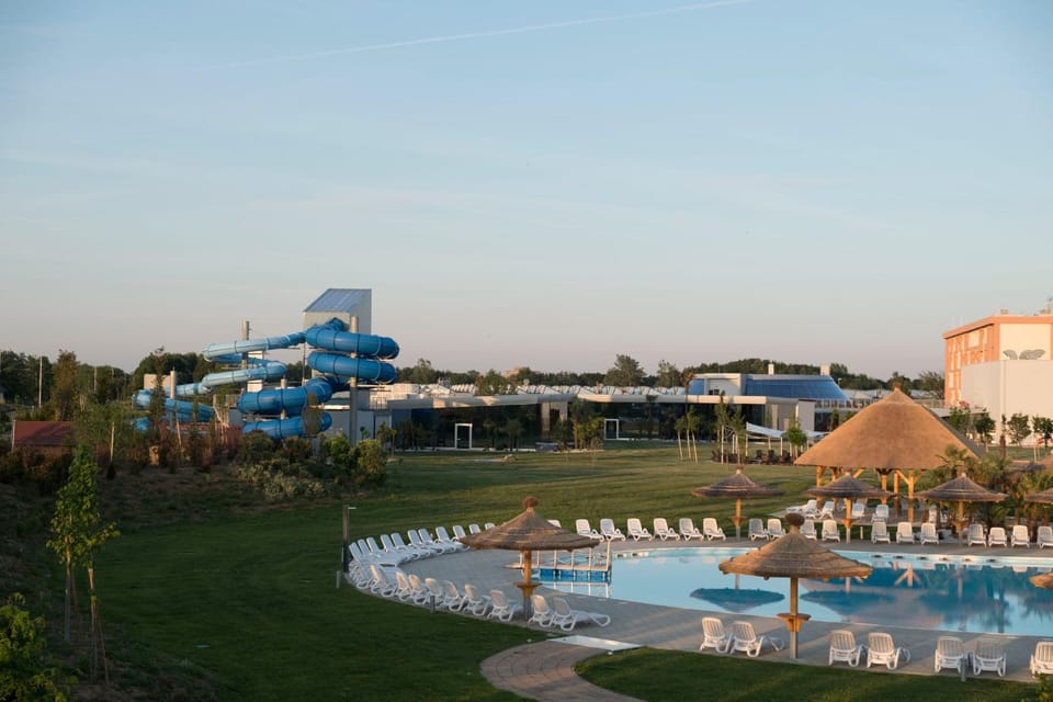 Natural landscape, Garden, Aqua park, Swimming pool