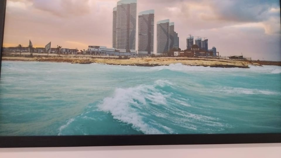 BG Premium Sea View & Pool Entrance- Alamein Towers Apartment in Egypt