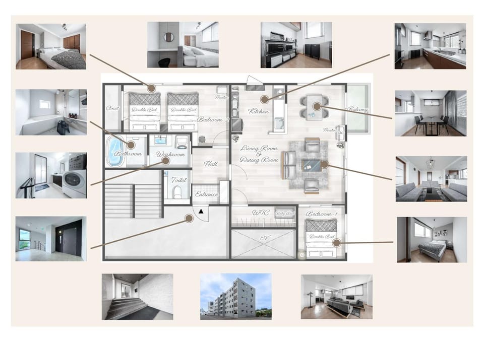 CleanNest Hokkaido GRANDIA Apartment in Sapporo