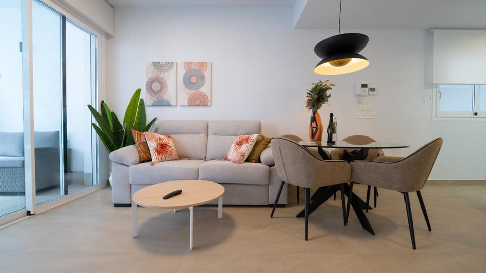 Living room, Seating area, Dining area