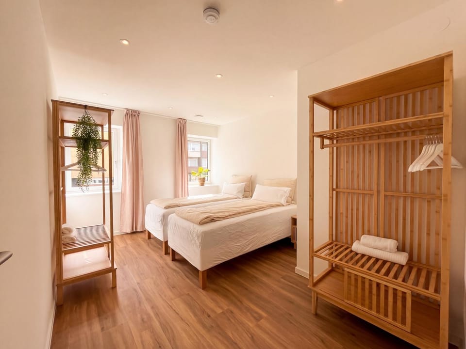 Bed, Photo of the whole room, Bedroom, towels, wardrobe