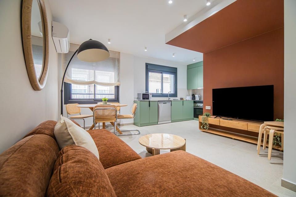 Kitchen or kitchenette, Living room
