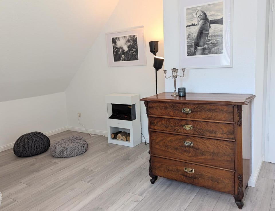 Living room, Photo of the whole room, fireplace