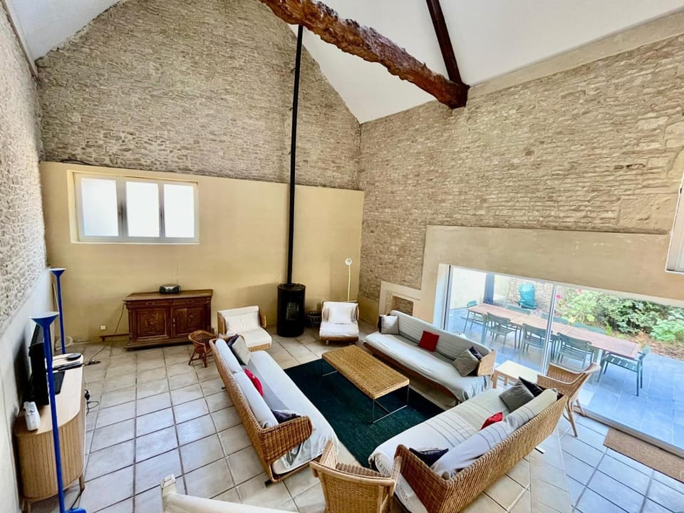 Patio, Living room, Dining area