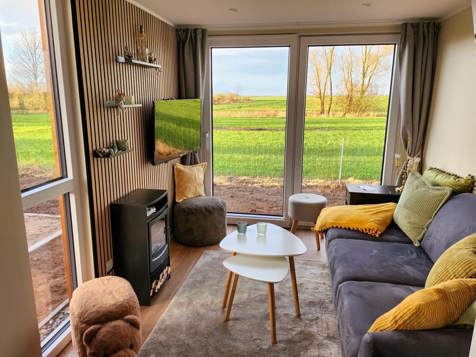 TV and multimedia, Living room, Seating area, Garden view
