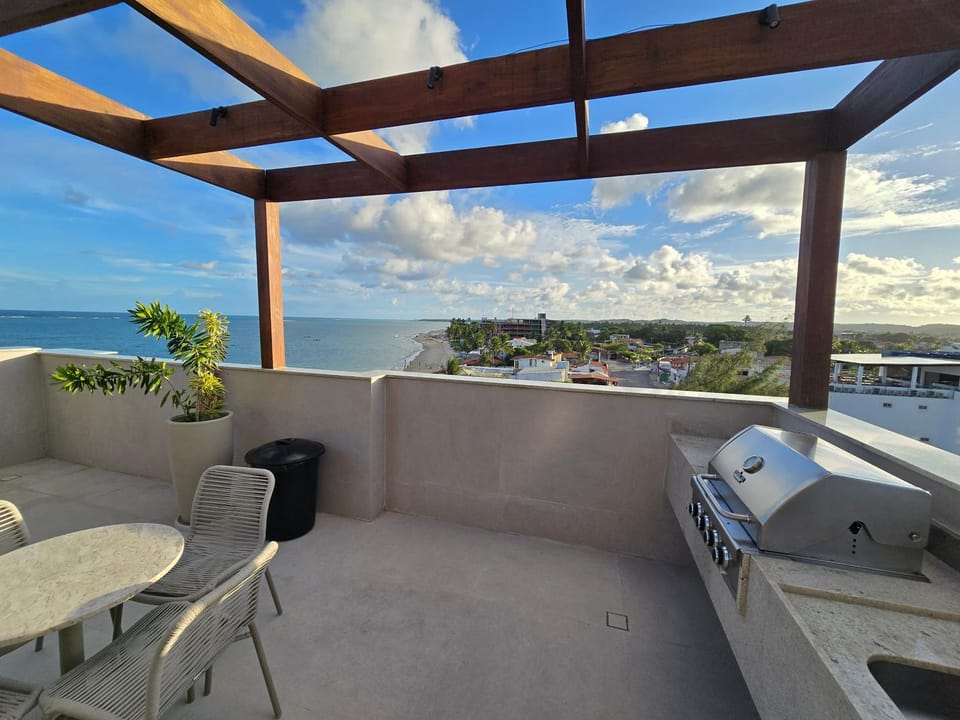 Day, Natural landscape, BBQ facilities, View (from property/room), Balcony/Terrace, Seating area, Sea view