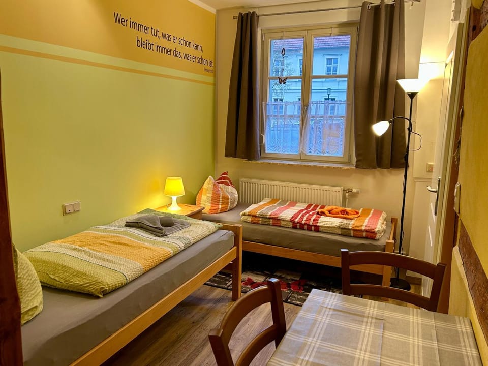 Property building, Living room, Bedroom