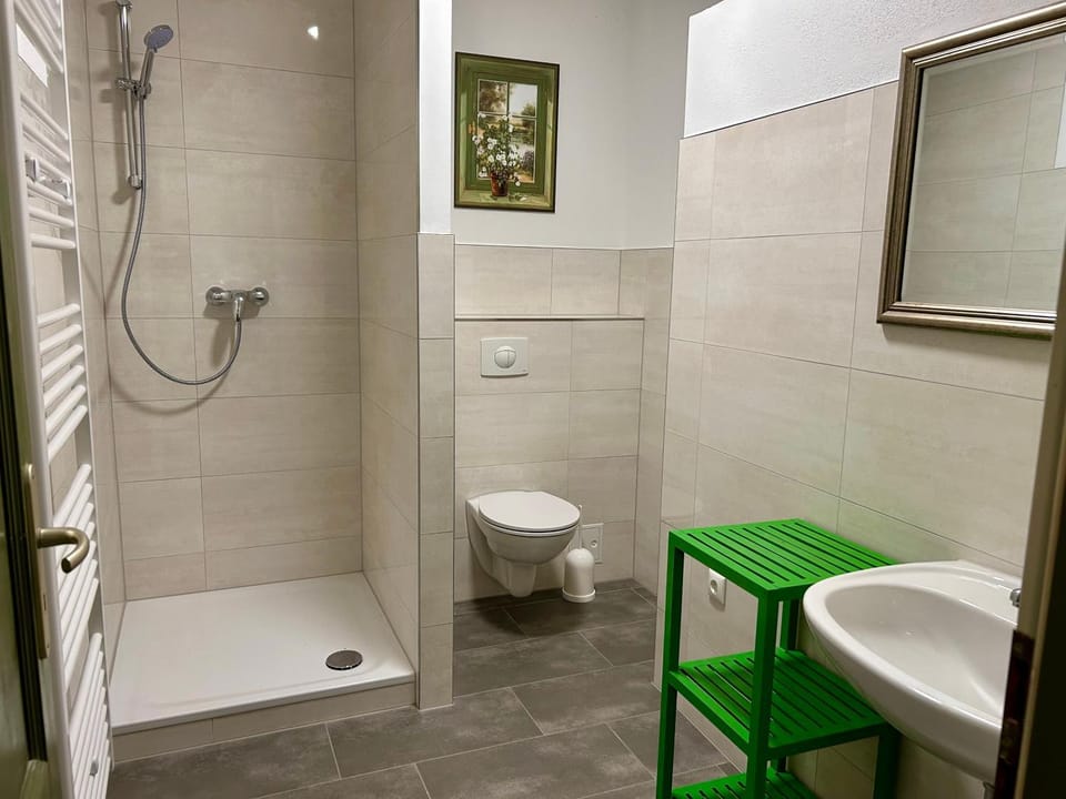 Bathroom, Living room