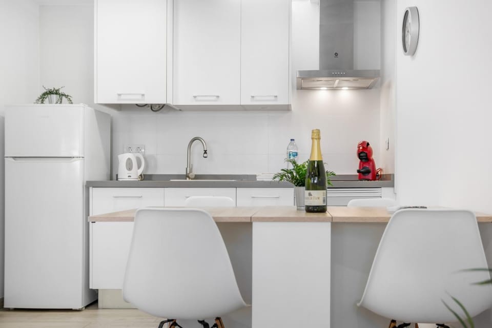 Kitchen or kitchenette, Living room