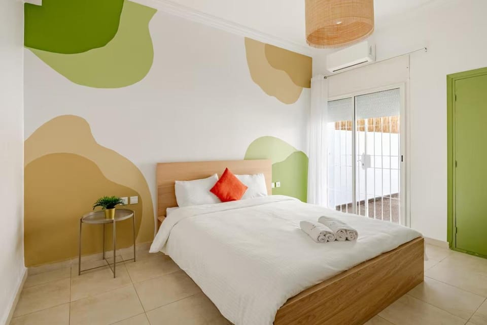 SB 1 - Modern 2BR with Patio, Fiber Optic - Near Akdital Clinic Apartment in Rabat