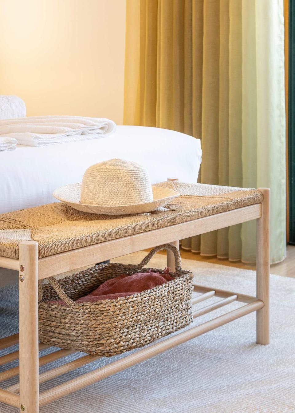 Bed, Decorative detail, Bedroom