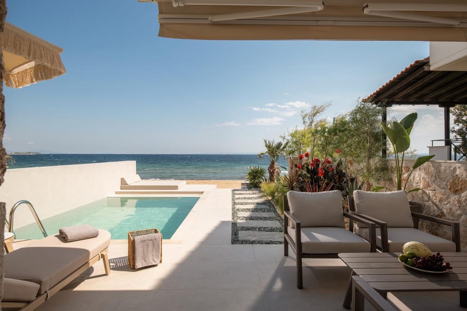 Strovilla Mare Beachfront Villas with Private Pool Villa in Halkidiki