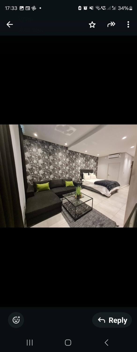 Bed, Living room, Bedroom