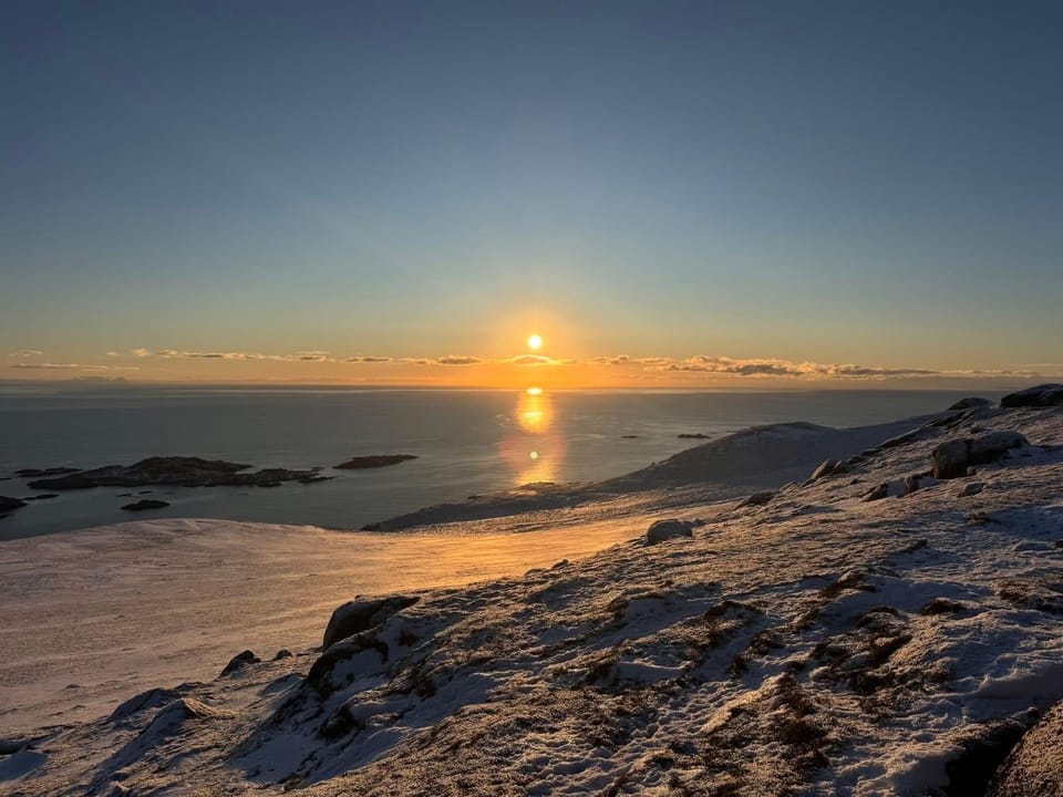 Natural landscape, Sea view, Sunset
