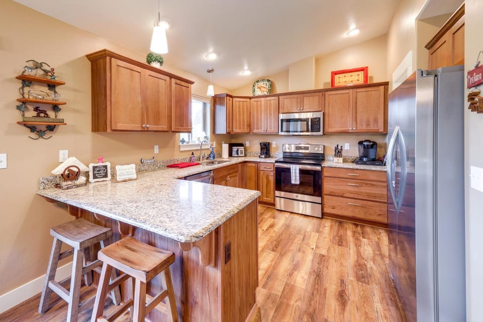 4 Mi to Dtwn! Columbia Falls Home w/ Spacious Yard House in Glacier National Park