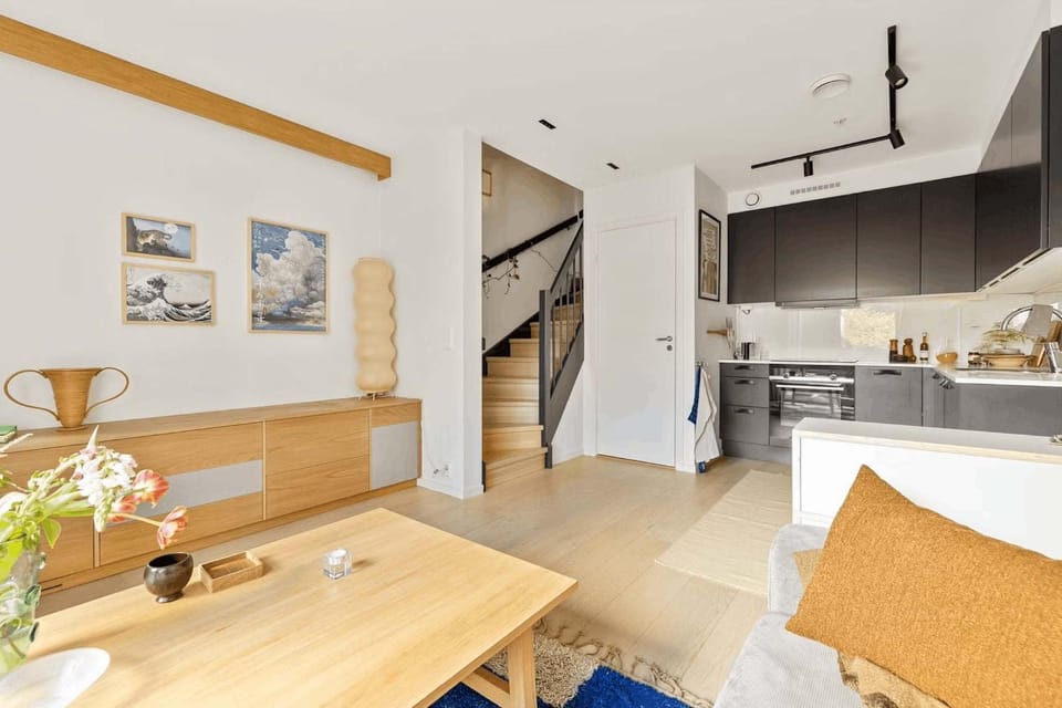 Unikt townhouse med takterrasse på Grünerløkka House in Oslo