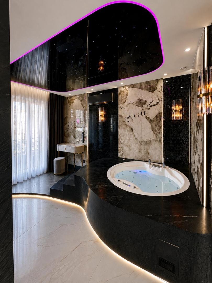 Apartament z Jacuzzi Warszawa Centrum - Romantic Bliss Apartment in Warsaw