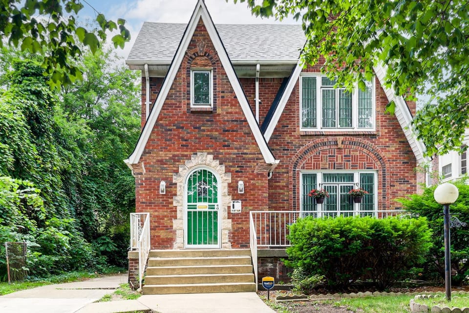 Spacious Detroit Tudor w/ Patio & Workspace! Apartment in Detroit