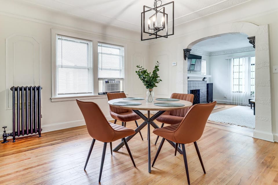 Spacious Detroit Tudor w/ Patio & Workspace! Apartment in Detroit