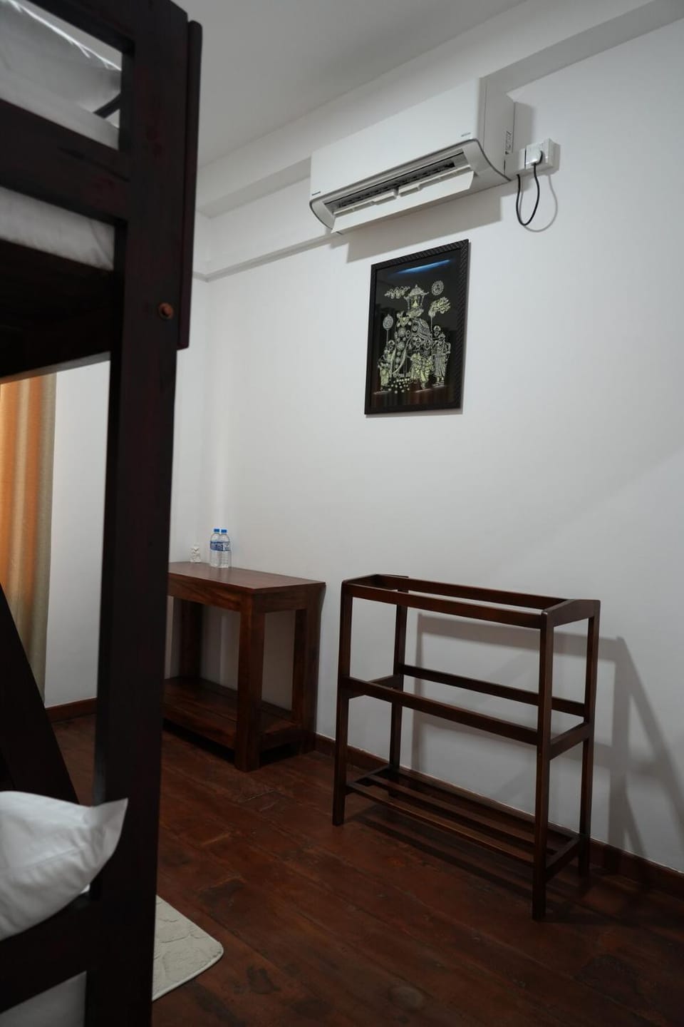 Bed, Bedroom, bunk bed, air conditioner