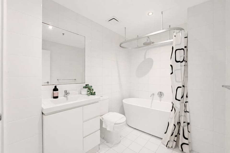 Central Burwood 2BR Steps from Station & Westfield Apartment in Sydney