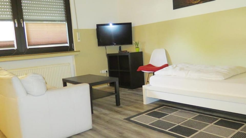 Bed, TV and multimedia, Living room, Photo of the whole room, Bedroom