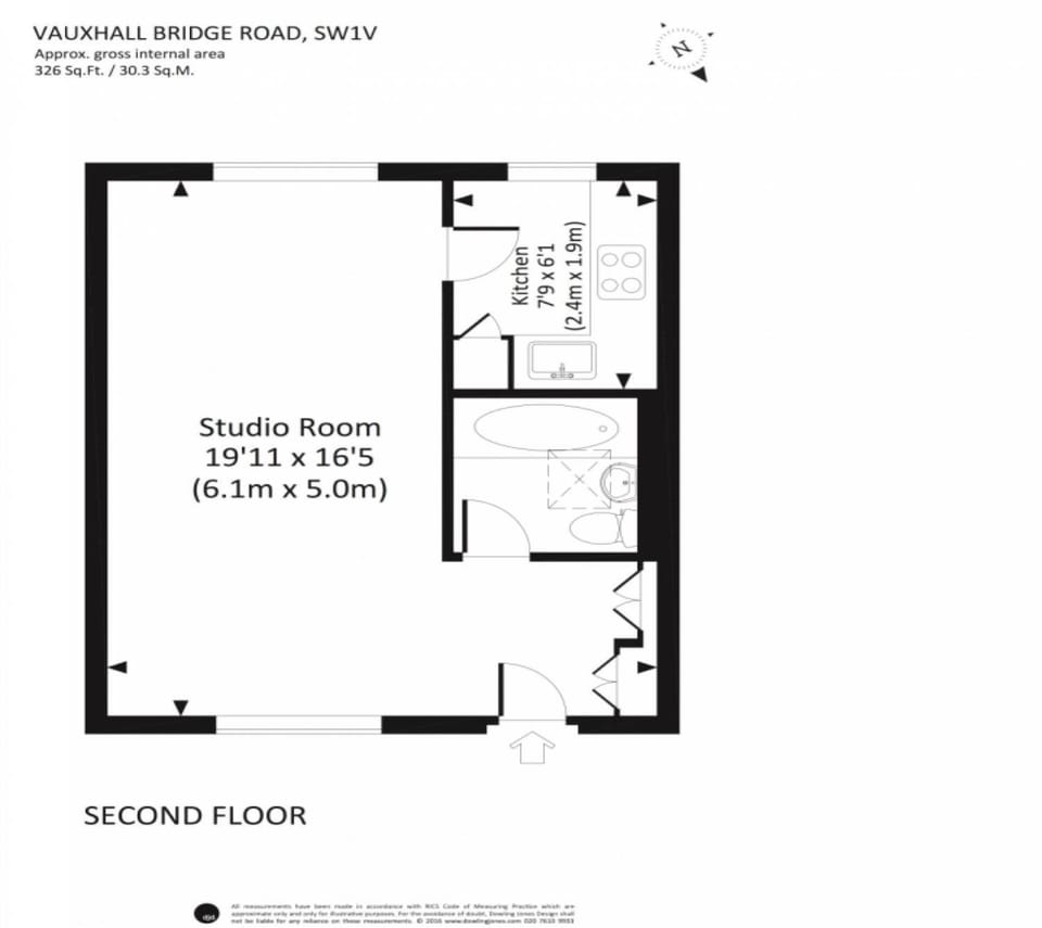 Pimlico studio Apartment in City of Westminster