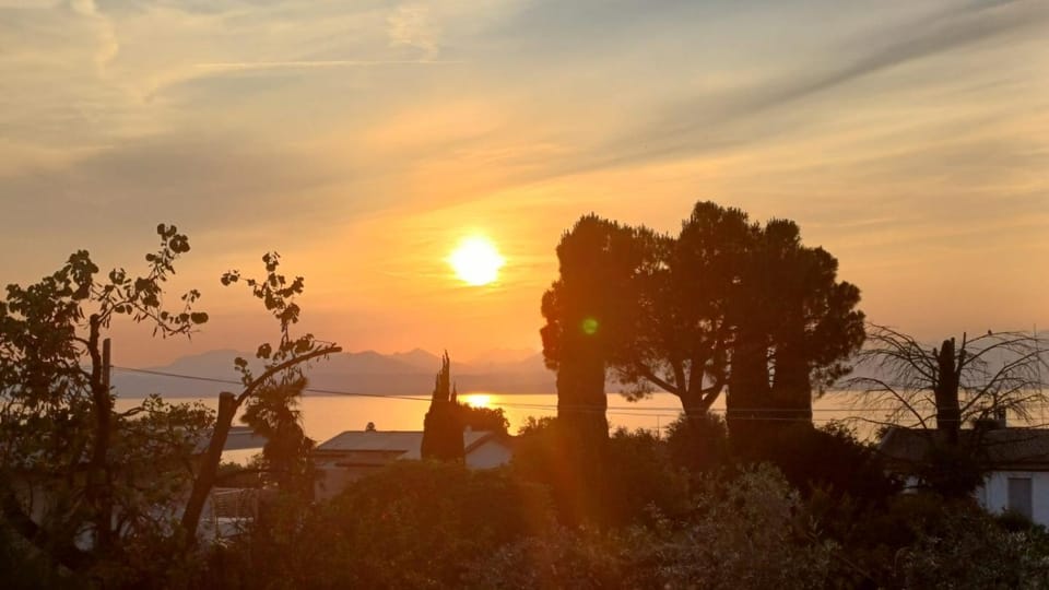 Lake view, Sunset