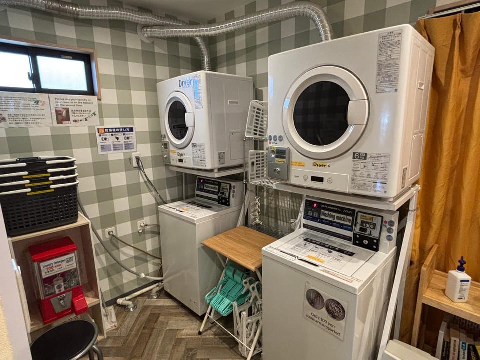 Area and facilities, laundry, washing machine, dryer