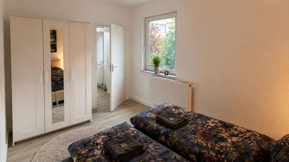 Bed, Photo of the whole room, Bedroom, wardrobe
