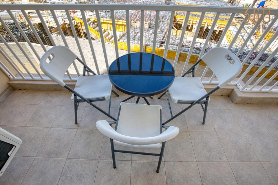 Patio, Day, View (from property/room), Balcony/Terrace, Living room, Seating area, Dining area