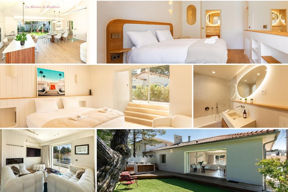 Shower, Bed, Garden, Bathroom, Photo of the whole room, Seating area, Dining area, Bedroom, towels, kitchen