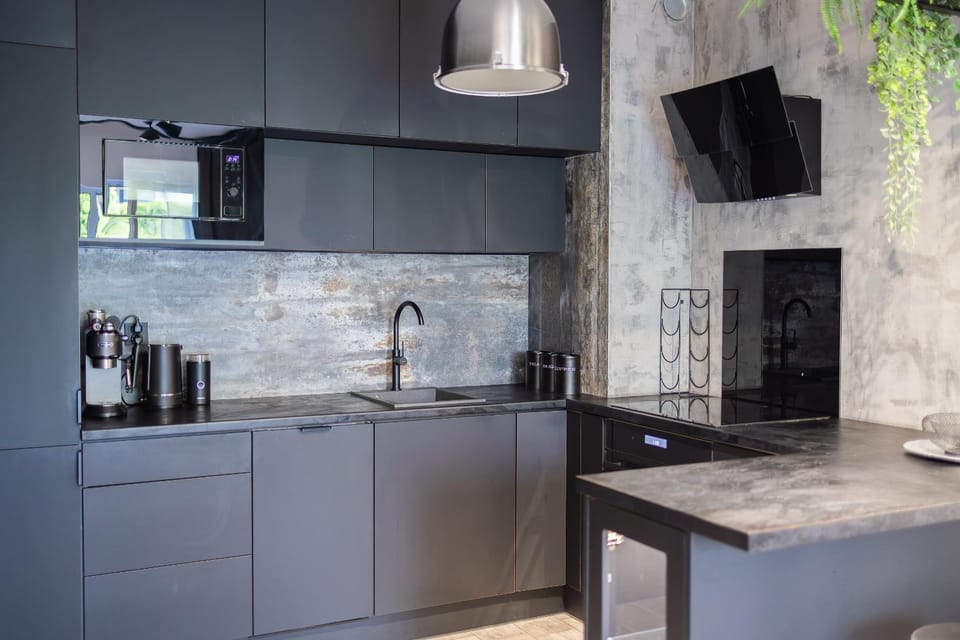 Kitchen or kitchenette, dishwasher, oven, pet friendly, stove