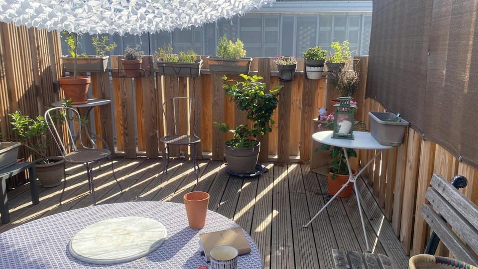Cozy 3-room apartment, central, terrace Apartment in Pantin