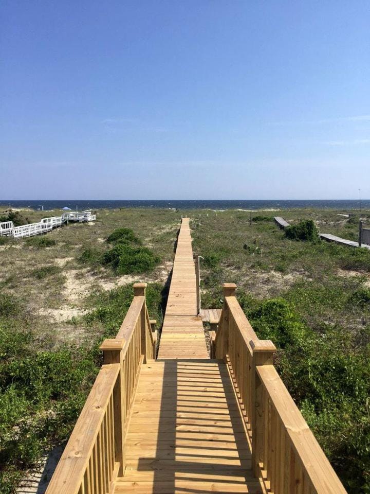 Oceanfront Rental with Private Beach Access in Holden Beach, North Carolina House in Holden Beach