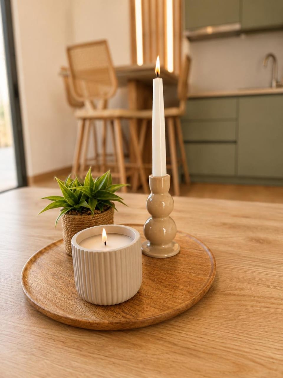 Kitchen or kitchenette, Dining area