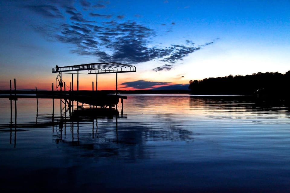 Lake Cabin Perfect for a Groups Escape and Outdoor Sports in Carp Lake, Michigan Cabin in Carp Lake