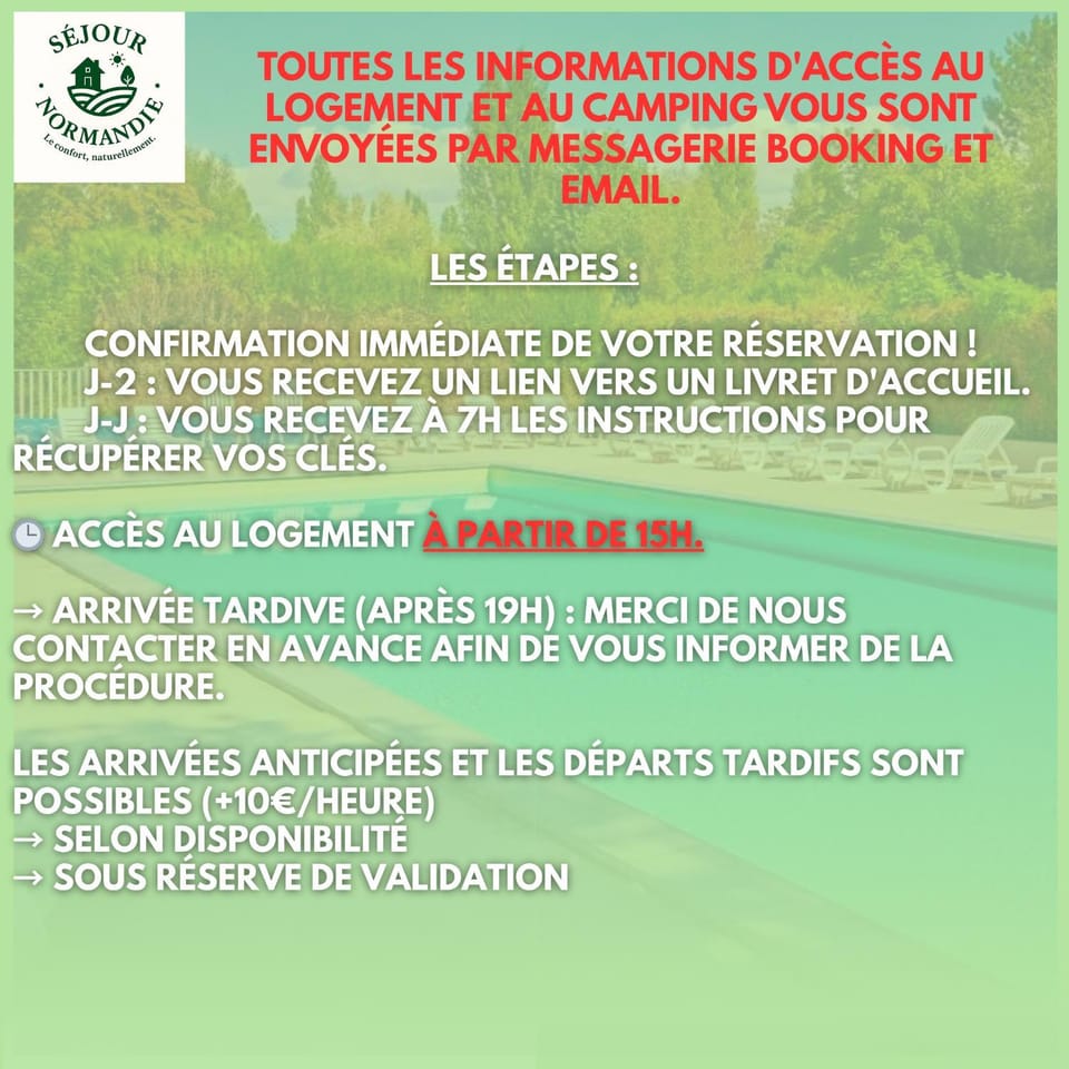 Séjour Normandie - Mobilhome confort 2ch-5p avec TV - Wifi dans l'Eure - 328 Campground/ 
RV Resort in France