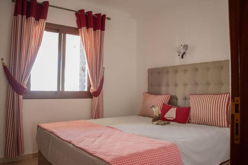 SEA VIEW Kabila BEACH w Pool, AC, Wi-fi Parking Apartment in Morocco