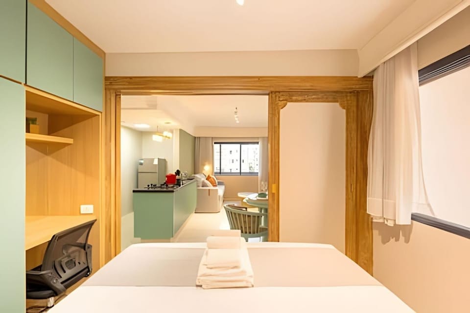 Easy Star - Landmark Residence - Flat com vaga no Jadins Apartment in Sao Paulo City