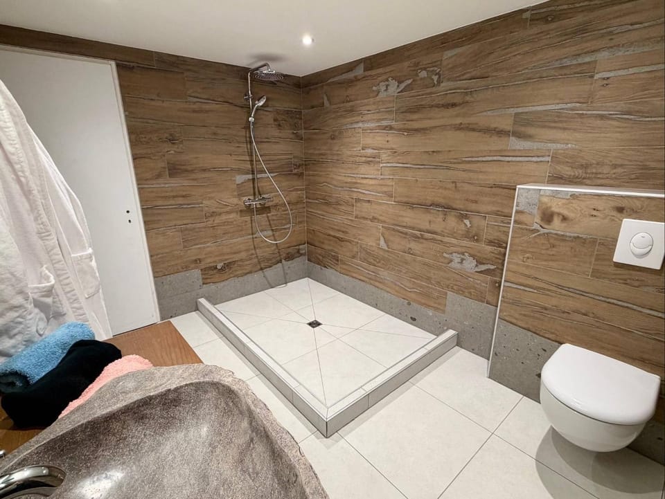 Bathroom, Living room