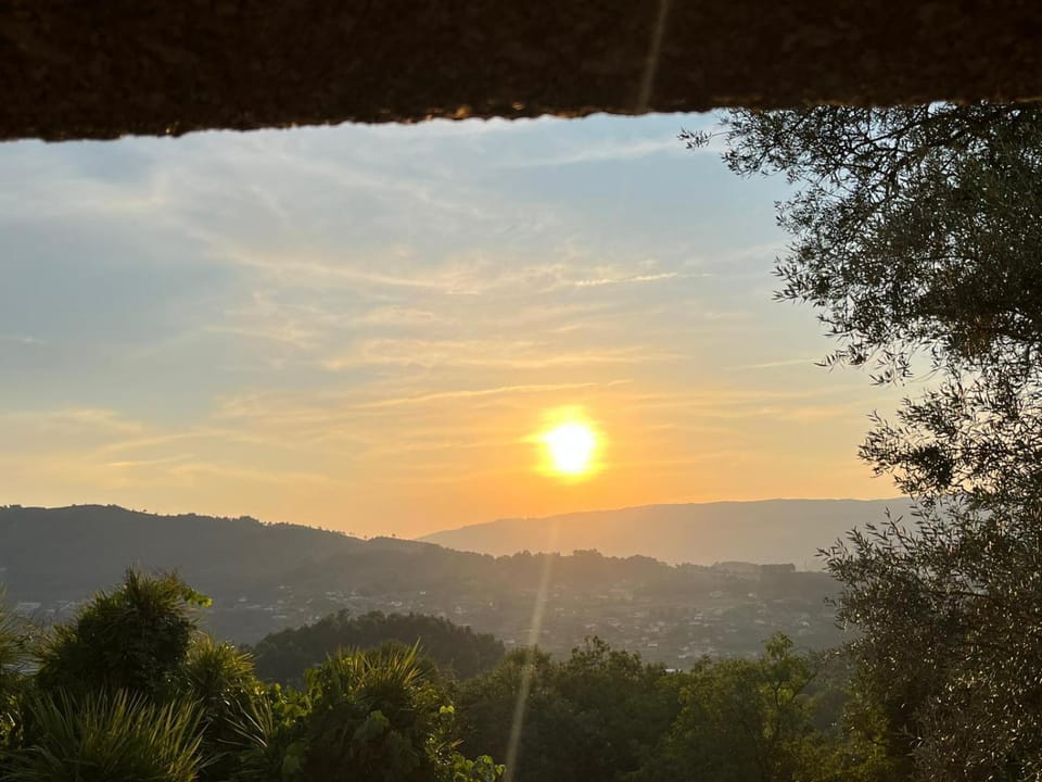 Natural landscape, Mountain view, Sunset